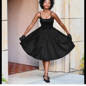 Pinup Couture Jenny dress in cotton sateen